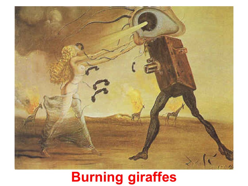 Burning giraffes